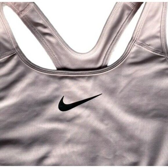 Nike Dry-Fit Women's Sz XL Light Pink Pullover Sports Bra Logo - Picture 4 of 4